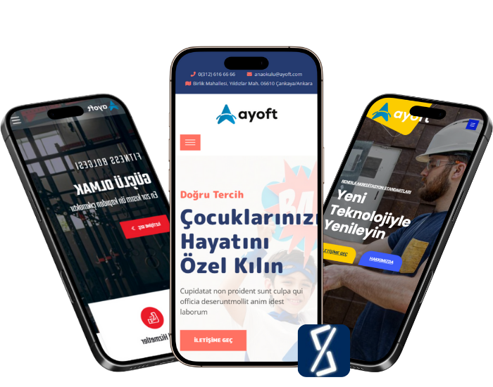 Web Tasarım Mockuplar